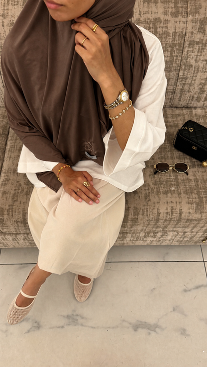 Jersey Liquid ASH BROWN