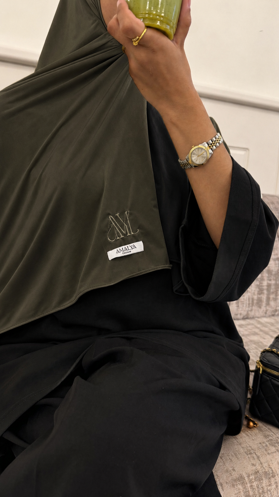 Jersey Liquid DARK GREEN